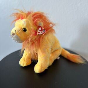 Vintage - Ty Beanie Babies Plush Lion - “Buddy”